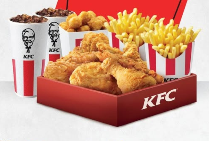 KFC bundle with chicken