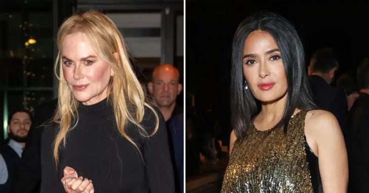 Salma Hayek's Paris Fashion Week moment