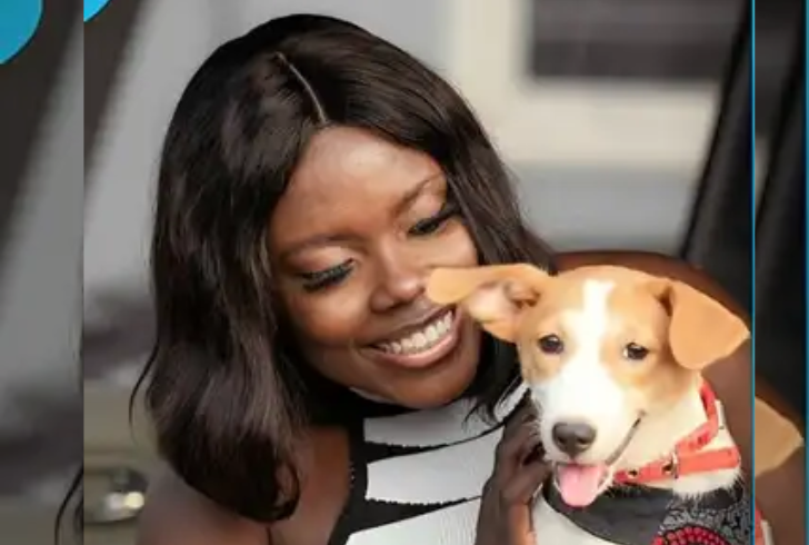 Ghanaian woman’s dog birthday photoshoot event.